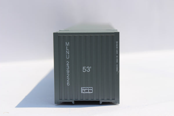 MILESTONE (HO Scale 1:87) 53' single container with IBC castings. JTC # 9530321