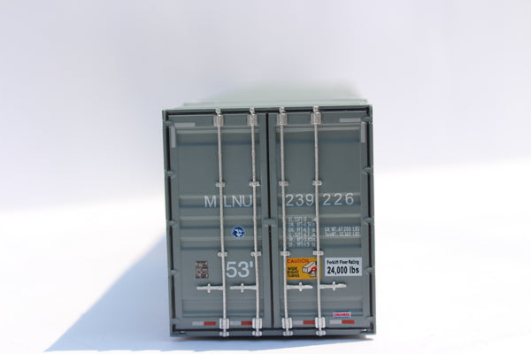 MILESTONE (HO Scale 1:87) 53' single container with IBC castings. JTC # 9530321