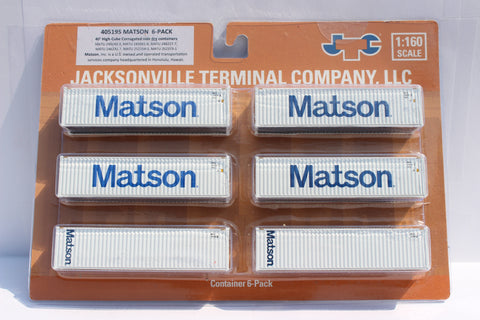 MATSON mixed scheme (6 Pack) - 40' High cube with magnets. JTC # 405195