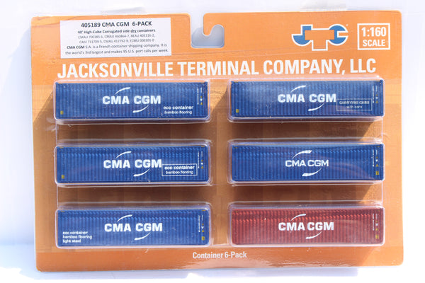CMA CGM mixed scheme (6 Pack) - 40' High cube with magnets. JTC # 405189