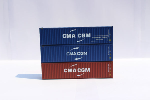 CMA CGM mixed scheme (6 Pack) - 40' High cube with magnets. JTC # 405189