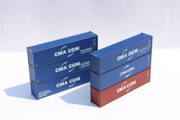 CMA CGM mixed scheme (6 Pack) - 40' High cube with magnets. JTC # 405189