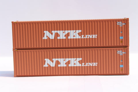 NYK LINE 40' 40' HIGH CUBE containers, Corrugated-side. JTC # 405061