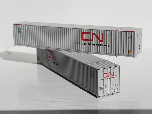CN INTERMODAL 53' HIGH CUBE 6-42-6 corrugated containers with Magnetic system. JTC # 535002