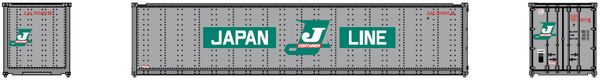 JAPAN LINE 40' Standard height (8'6") Smooth-side containers . JTC # 405659