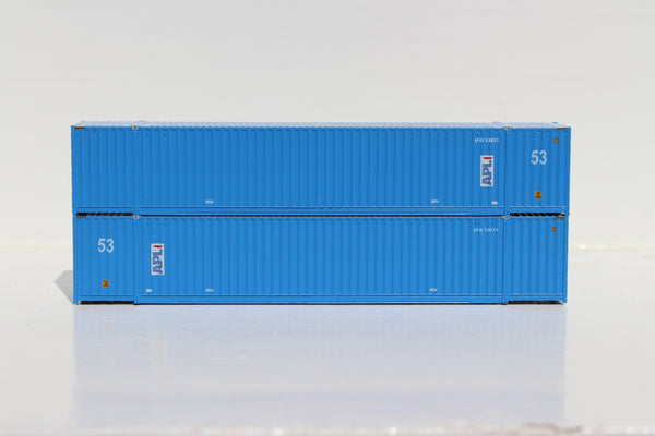APL 53' HIGH CUBE 6-42-6 corrugated containers with Magnetic system, Corrugated-side. JTC # 535005
