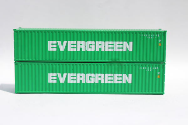 Evergreen Set #1, 40' Std. Height containers, Corrugated-side. JTC# 405358