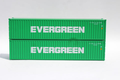 Evergreen Set #1, 40' Std. Height containers, Corrugated-side. JTC# 405358