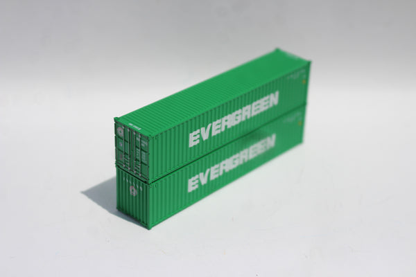 Evergreen Set #1, 40' Std. Height containers, Corrugated-side. JTC# 405358