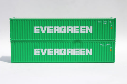 Evergreen Set #2, 40' Std. Height containers, Corrugated-side. JTC# 405364