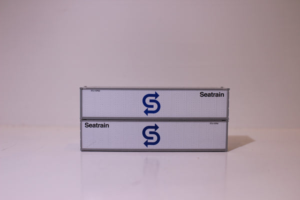 SEATRAIN 40' Standard height (8'6") Smooth-side containers . JTC # 405665
