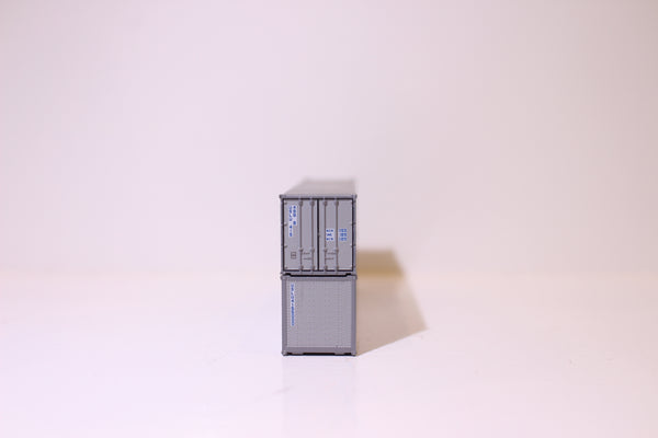 U.S. LINES 40' Standard height (8'6") Smooth-side containers . JTC # 405667