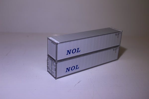 NOL 40' Standard height (8'6") Smooth-side containers . JTC # 405658