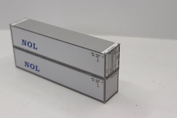NOL 40' Standard height (8'6") Smooth-side containers . JTC # 405658
