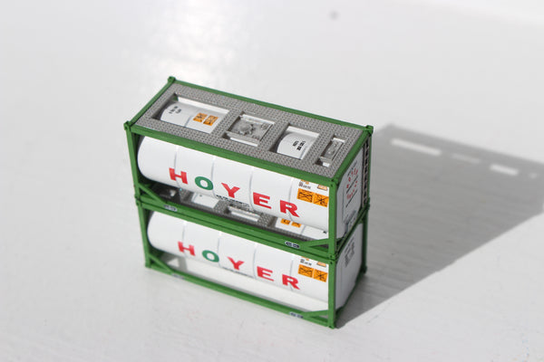 HOYER 20' (green) Standard Tank Container (full wrap around walkway) 205209 SOLD OUT