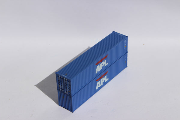 APL (lg logo) JTC # 405301 APL 40' Standard height (8'6") corrugated side steel containers