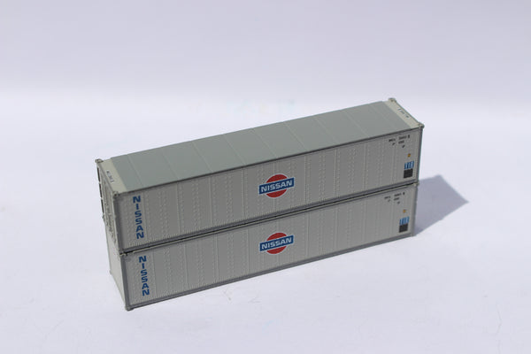 NISSAN 40' Standard height (8'6") Smooth-side containers. JTC # 405660