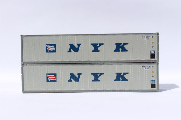 NYK (Flag & initials) 40' Standard height (8'6") Smooth-side containers. 405656