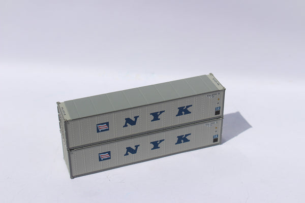 NYK (Flag & initials) 40' Standard height (8'6") Smooth-side containers. 405656