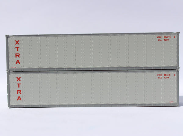 XTRA LEASE 40' Standard height (8'6") Smooth-side containers . JTC # 405663