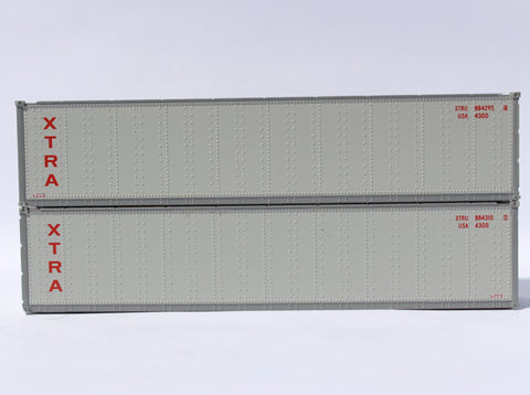 XTRA LEASE 40' Standard height (8'6") Smooth-side containers . JTC # 405663