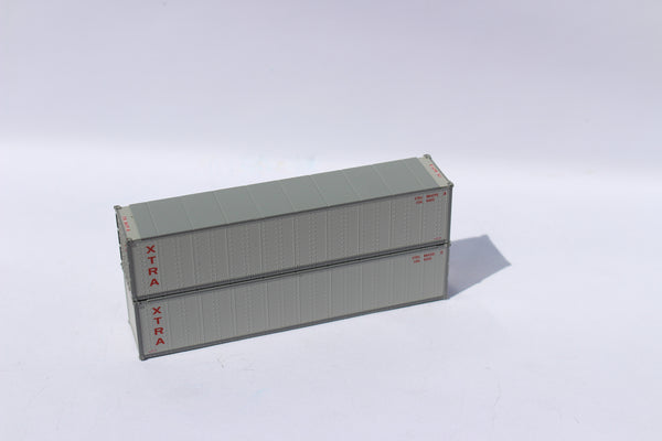 XTRA LEASE 40' Standard height (8'6") Smooth-side containers . JTC # 405663