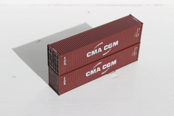TEX /  CMA CGM – 40' HIGH CUBE containers with Magnetic system, Corrugated-side. JTC # 405095