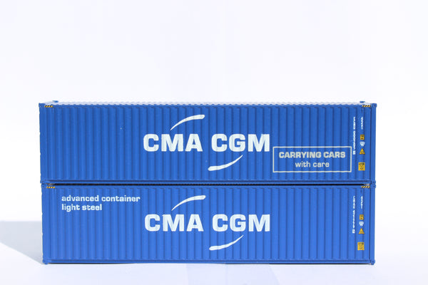 CMA CGM MIX PACK B - 40' HIGH CUBE containers with Magnetic system, Corrugated-side. JTC# 405092M