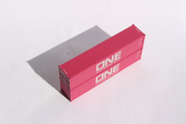ONE (magenta) UETU- JTC # 405333 40' Standard height (8'6") corrugated side steel containers