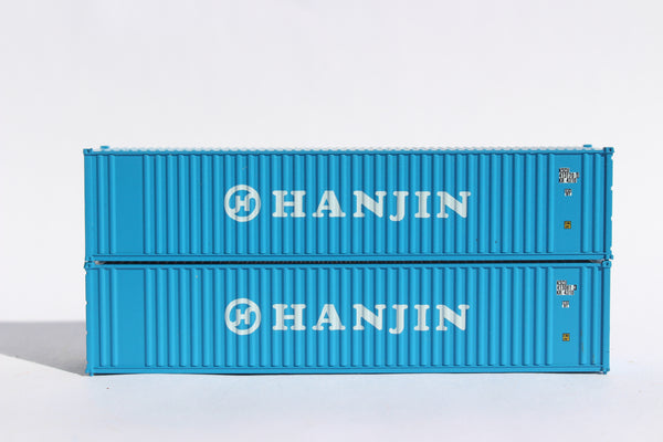 HANJIN 40' Std. (8'6") corrugated Panel side containers JTC # 405520