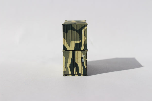 US ARMY CAMO 'A', MILITARY SERIES 20' Std. height containers with Magnetic system, JTC-205387    SOLD OUT