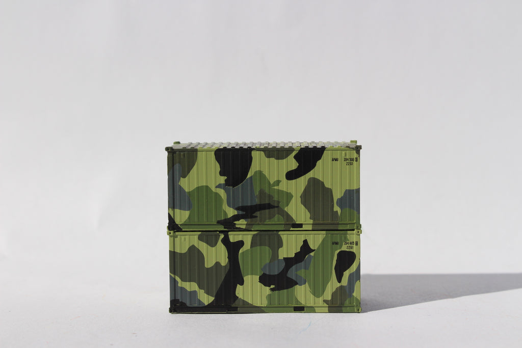 APMU CAMO 'A', MILITARY SERIES 20' Std. height containers with Magnetic system. JTC-205389  SOLD OUT
