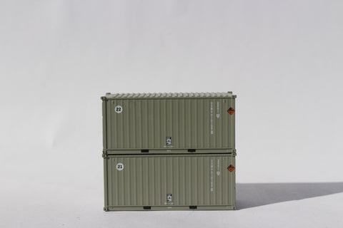 USMU 'A', MILITARY SERIES 20' Std. height containers with Magnetic system. JTC-205449