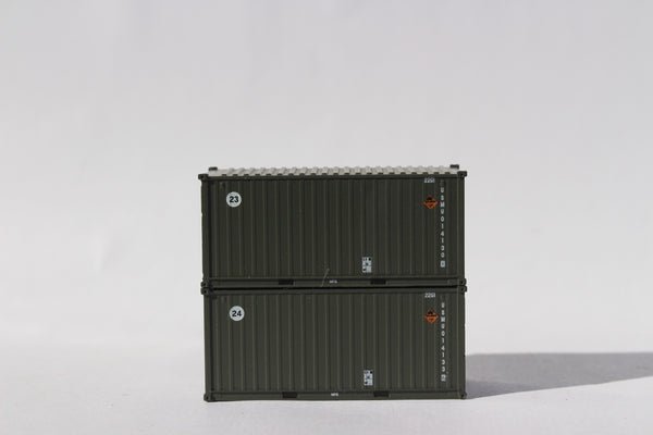 USMU B, MILITARY SERIES 20' Std. height containers with Magnetic system, JTC-205450