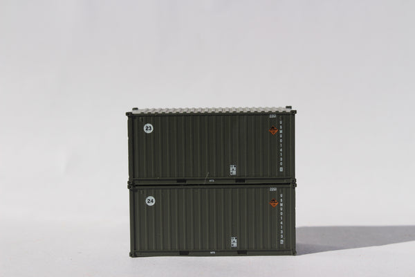 USMU B, MILITARY SERIES 20' Std. height containers with Magnetic system, JTC-205450