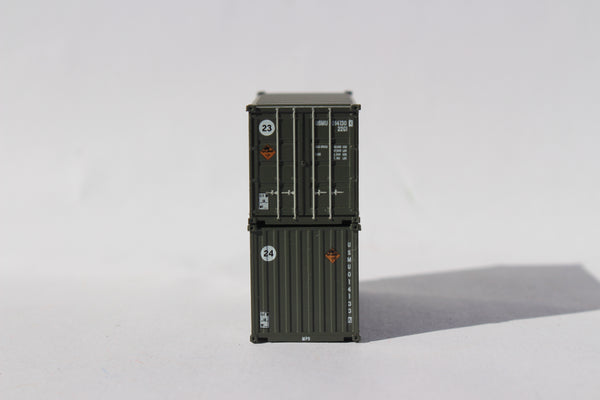 USMU B, MILITARY SERIES 20' Std. height containers with Magnetic system, JTC-205450