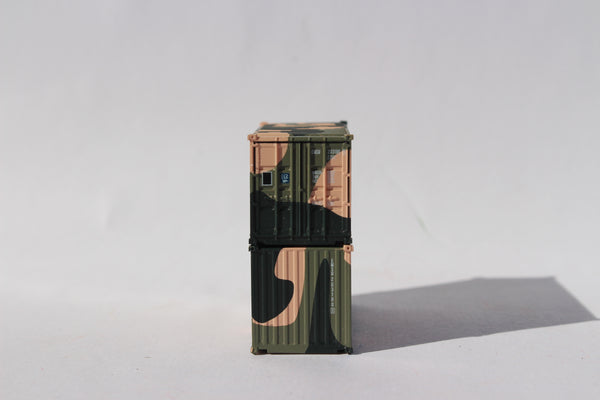 EMSU CAMO containers 'A', Military Style, 20' Std. height containers with Magnetic system, JTC-205398