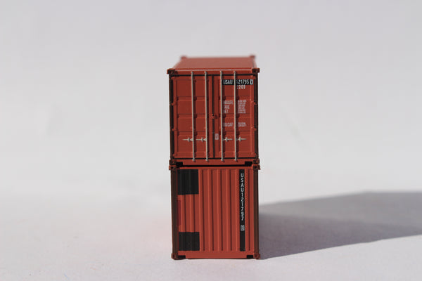 USAU Brown patch A, MILITARY SERIES US ARMY Patched  20' Std. height containers with Magnetic system, JTC-205458