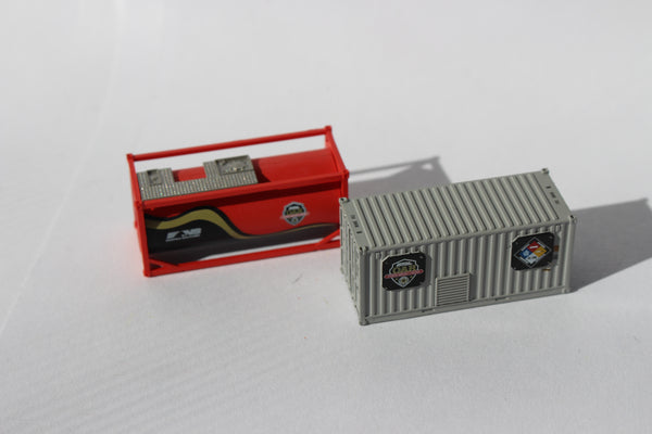 NORFOLK SOUTHERN OAR SPECIAL SET; one-20' Std. height container & one- 20 Tank container.  JTC# 205079  SOLD OUT