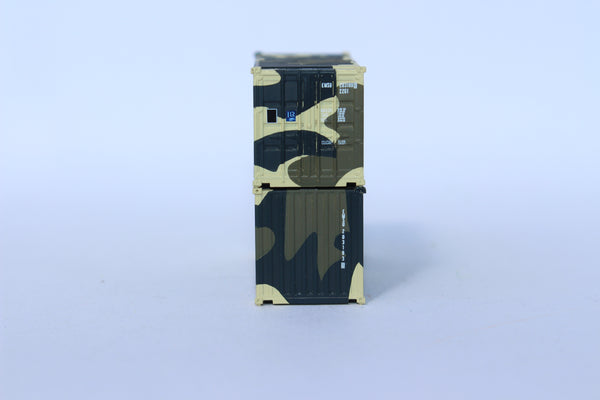 EMSU CAMO b scheme, MILITARY SERIES, 20' Std. height containers with Magnetic system, JTC-205399