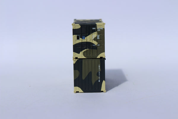 EMSU CAMO b scheme, MILITARY SERIES, 20' Std. height containers with Magnetic system, JTC-205399