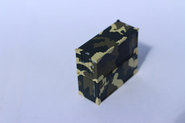EMSU CAMO b scheme, MILITARY SERIES, 20' Std. height containers with Magnetic system, JTC-205399