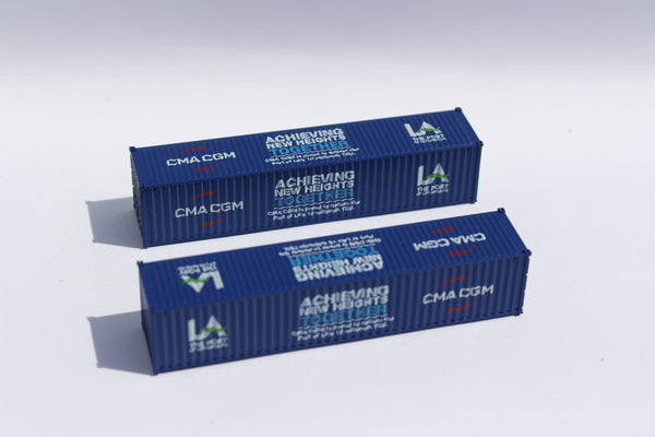 CMA CGM 'Port of LA 10 Millionth TEU' - 40' Std. Replica container,  JTC # 405350