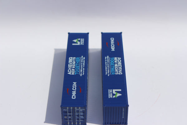 CMA CGM 'Port of LA 10 Millionth TEU' - 40' Std. Replica container,  JTC # 405350