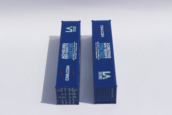 CMA CGM 'Port of LA 10 Millionth TEU' - 40' Std. Replica container,  JTC # 405350