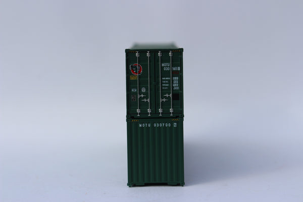 MOL Green-W/ GATOR logo– 40' HIGH CUBE containers with Magnetic system, Corrugated-side. JTC # 405149