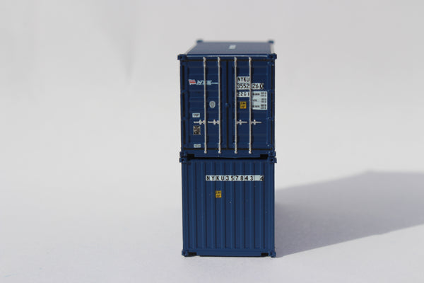 NYK Line (small Logo) 20' Std. height containers with Magnetic system, Corrugated-side. JTC-205385