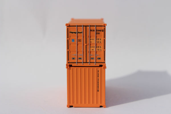 HAPAG-LlOYD Faded 20' Std. height containers with Magnetic system, Corrugated-side. JTC-205484