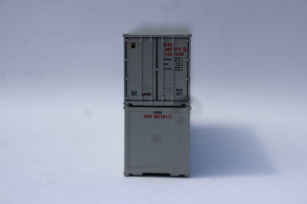 XTRA LEASE 40' Southern Pacific Standard height (8'6") Smooth-side containers, Set #2 . JTC # 405698