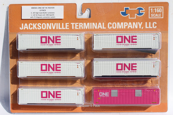 ONE Scheme 40' HC Reefer Set (5 reefers, 1 power generator) JTC# 406501